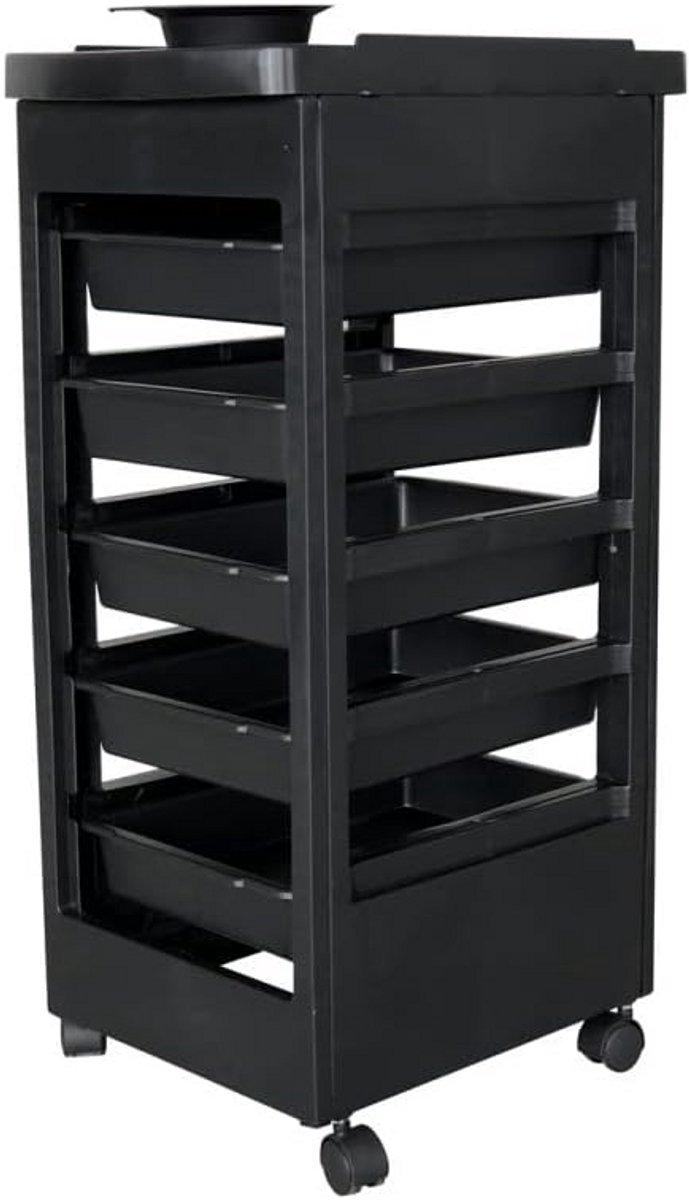 Professionele kapperswagen met 5 etages - Mobiele styling trolley