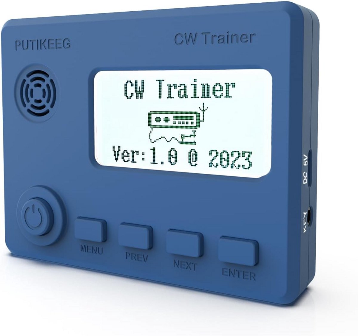 Mini CW Telegraafsleutel met Display voor Morsecode Oefening