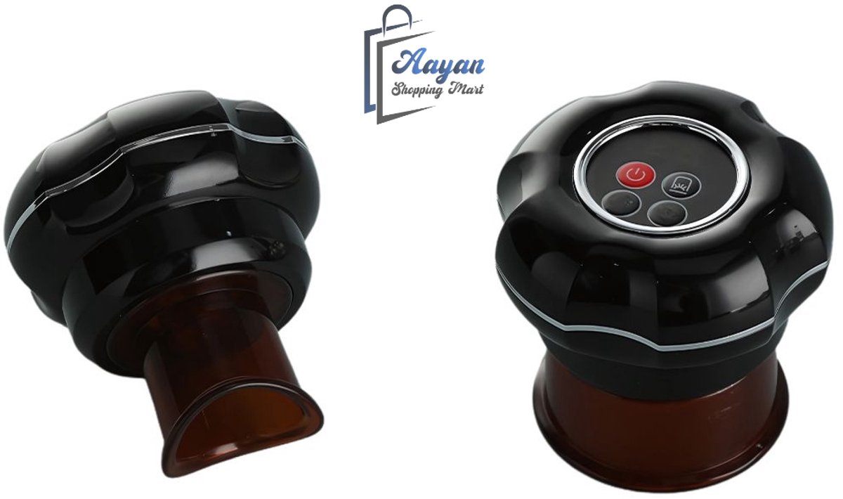 Elektrische Vacuüm Cupping Massager met Verwarmingsfunctie – Elektrische Cupping – Therapie Massager – Vacuüm Therapie Machine – Professionele Therapie Schrapende Tools voor Pijnbestrijding – 12 Zuigstanden – 78618