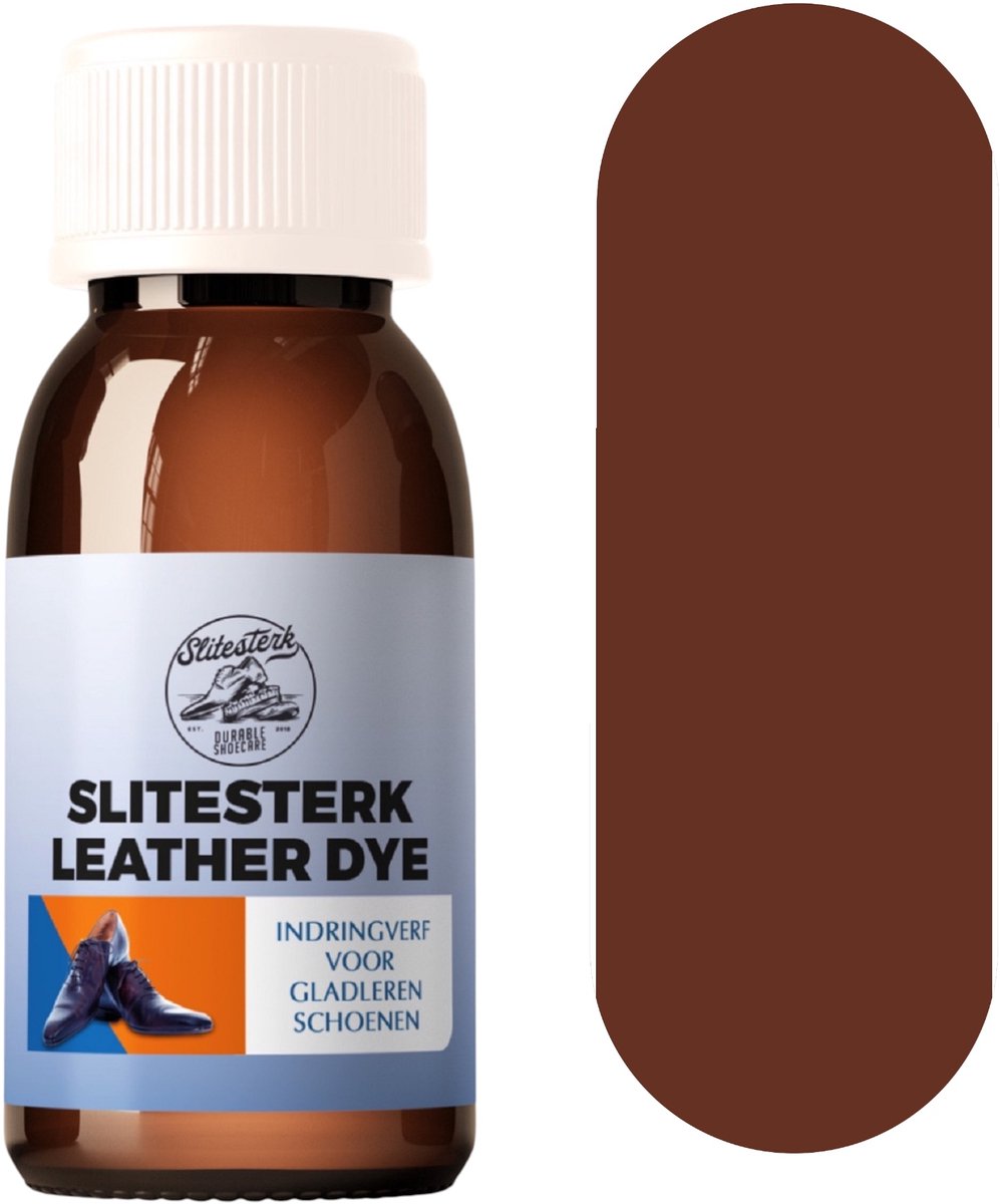 SlITESTERK indringverf voor gladleren schoenen en laarzen - LICHT BRUIN - 100ml