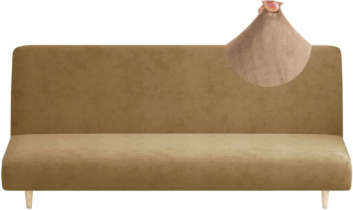 Stunq® Stijlvolle Rekbare Jacquard Bankhoes Zonder Armleuningen – Voor 2/3-Zitsbank