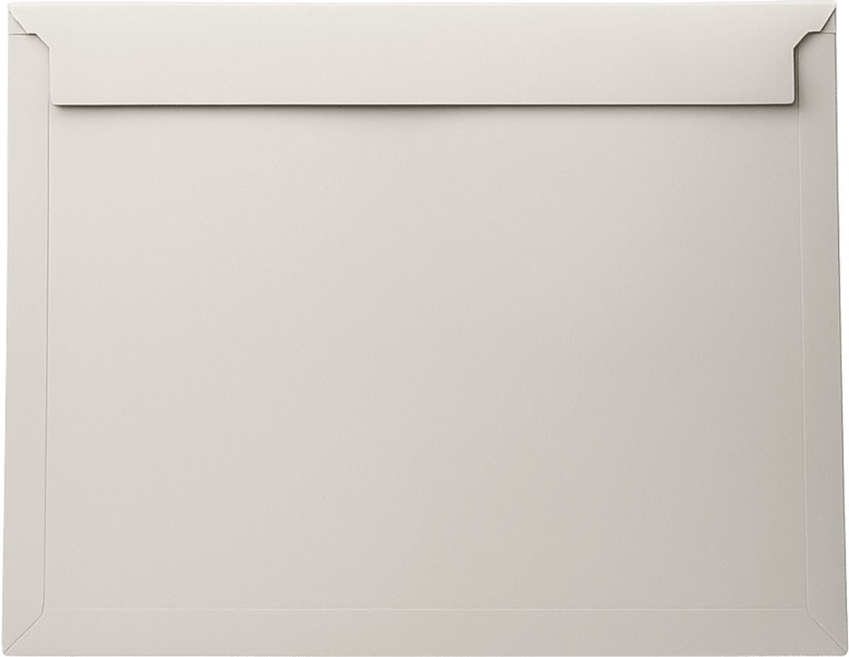 50x Envelop Karton - A4 - 350x285 mm - Liggend - Plakstrip - Scheurstrip - Verzendenvelop