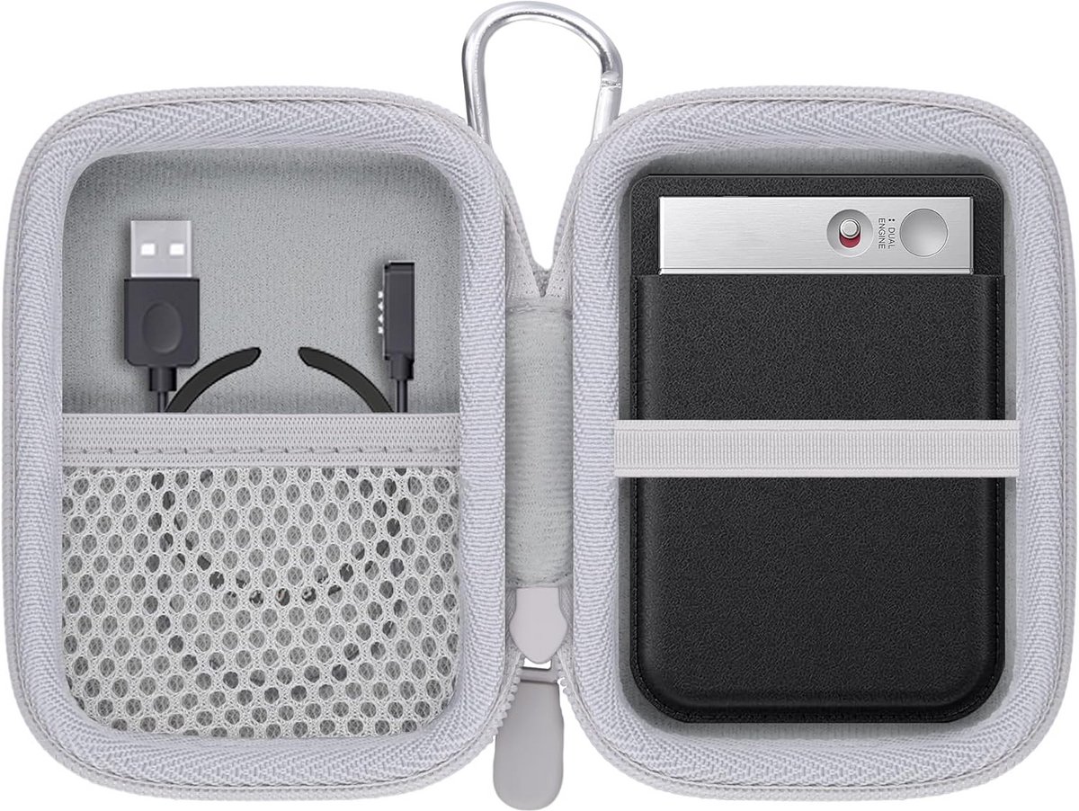 Harde Opberghoes Met Karabijnhaak voor AI Voice Recorder