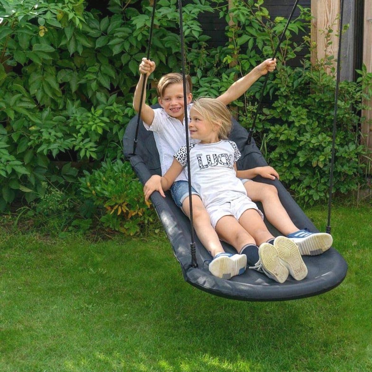 Lounge Swing Zwart - Perfect voor Buiten