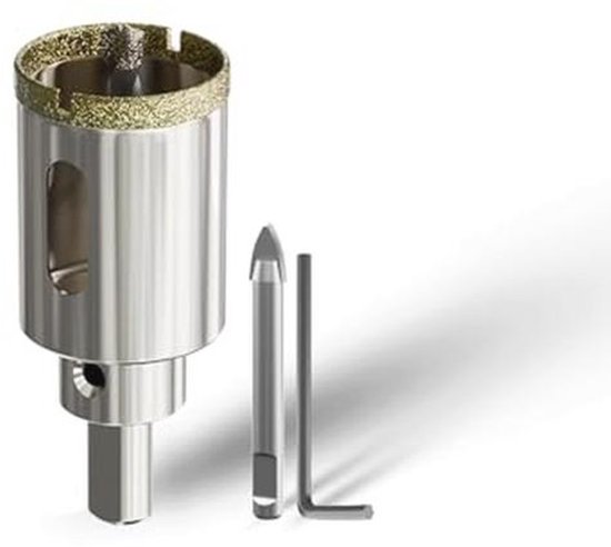 Flyshop Gatenzaagboor met diamantcoating, 145 mm, voor keramiek, tegels, glas, marmer