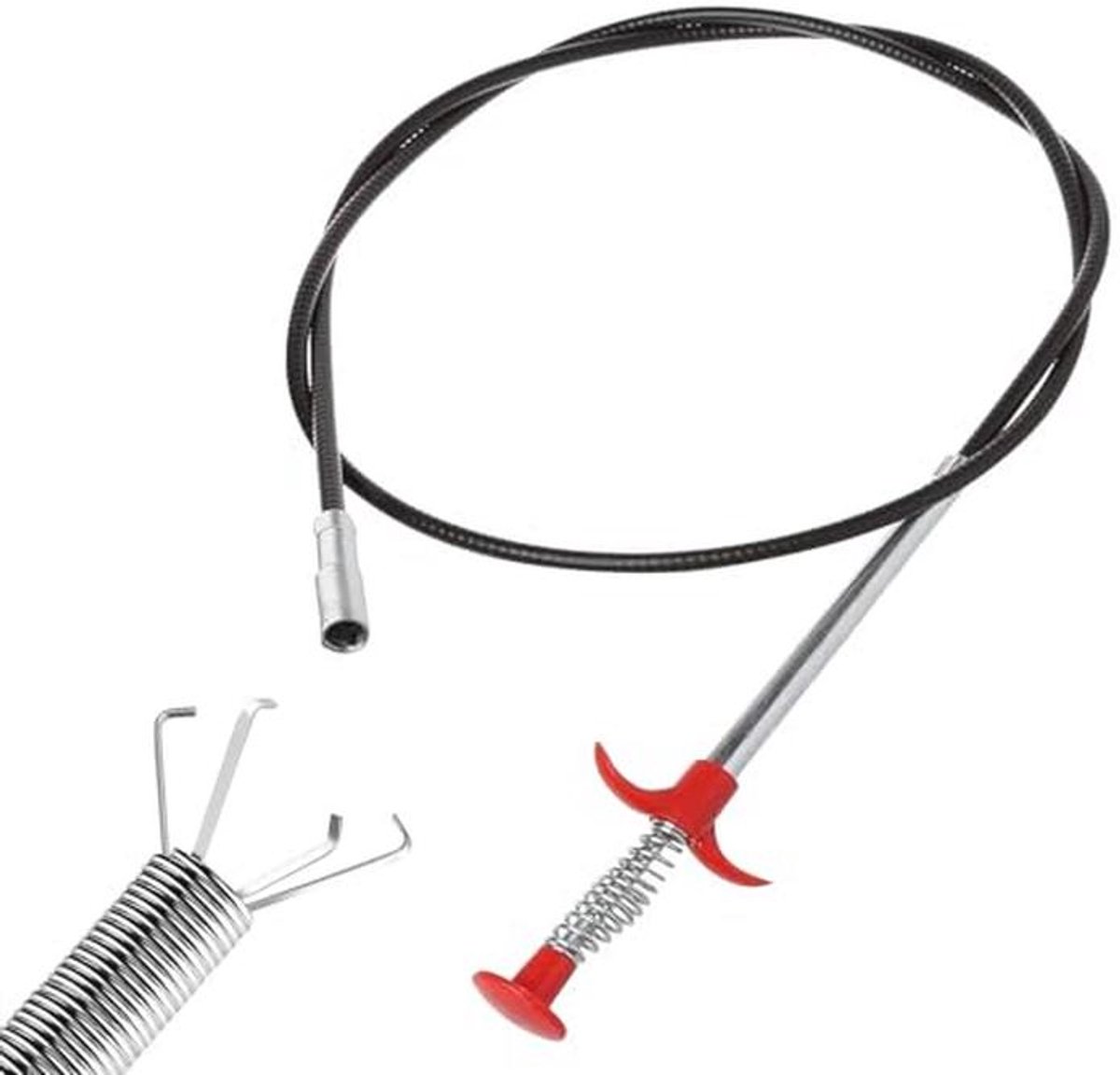 Drain Unblocker Gereedschap - 200cm Lente Pijp Baggeren Tool voor Keuken en Badkamer