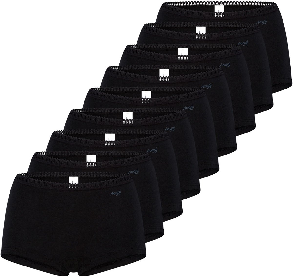 sloggi Dames shorts slip 9 pack GO Crush