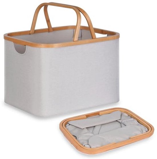 efluky 43L opvouwbare wasmanden, wasmand met handgrepen
