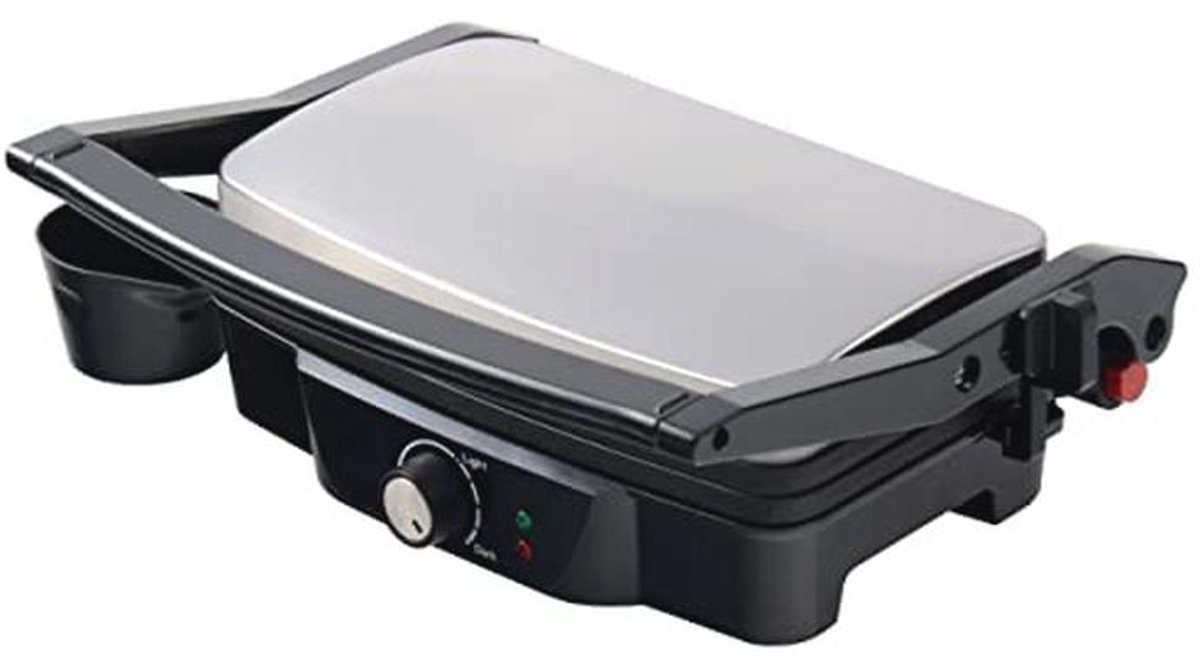 Professionele elektrische grillpan 1500W – Antiaanbaklaag en veelzijdig kookoppervlak