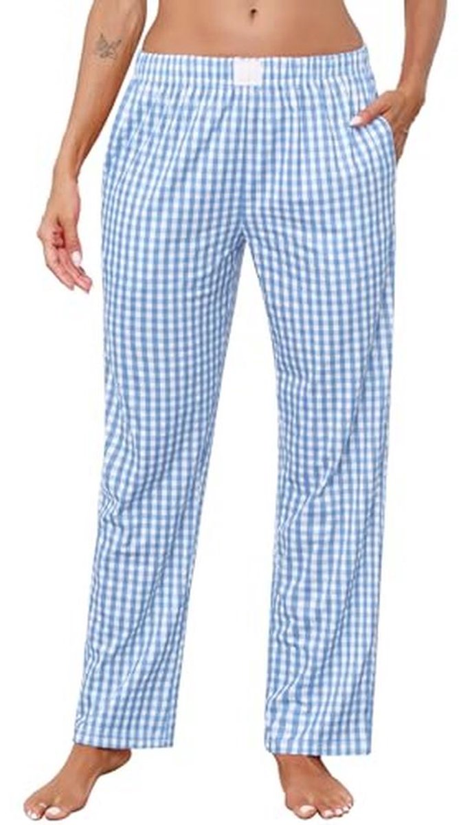 Geruite pyjamabroek voor dames
