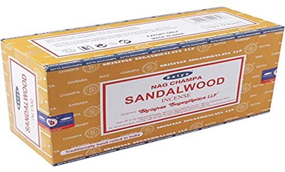 Wierookstokjes Zwart van Sandelhout - Ideaal voor Ontspanning en Meditatie