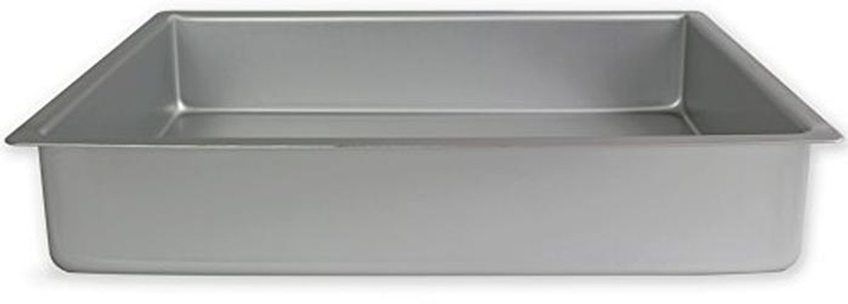 Langwerpige aluminium bakvorm 28 x 38 cm - Duurzaam en gebruiksvriendelijk