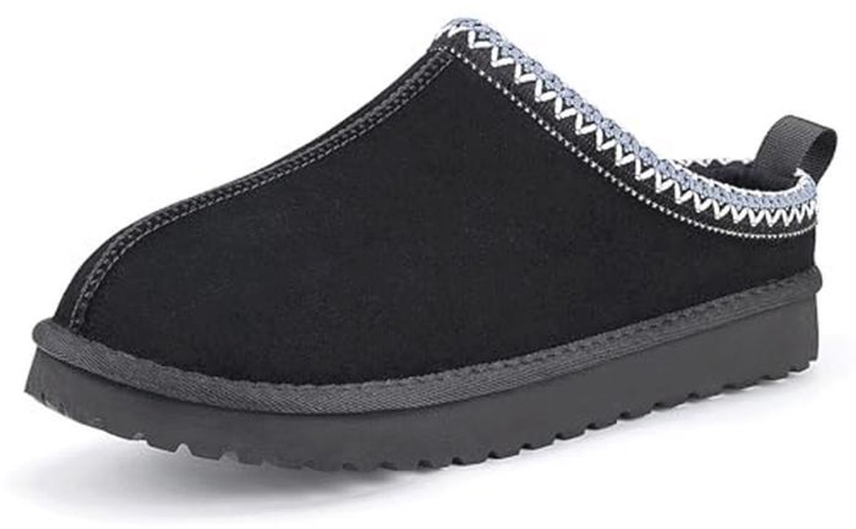 Warme winter pantoffels voor heren, gevoerd, maat 39-46