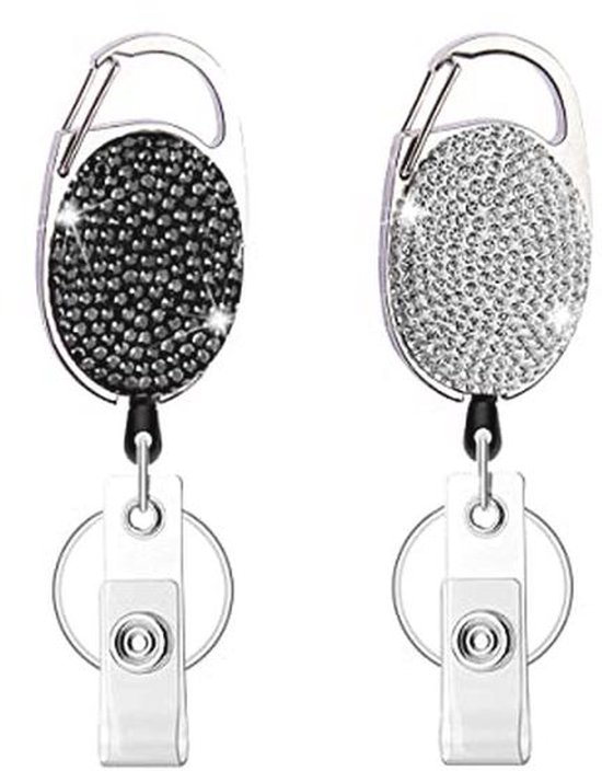 Uniclife Lot de 3 Porte Badge Coulissant Porte-Badge Vertical en