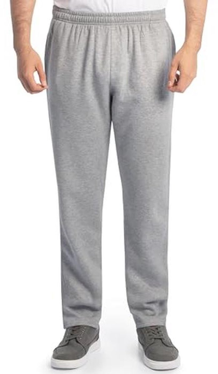 Grijze Eversoft Fleece Joggingbroek - Ademend en Vochtafvoerend met Zakken - XL