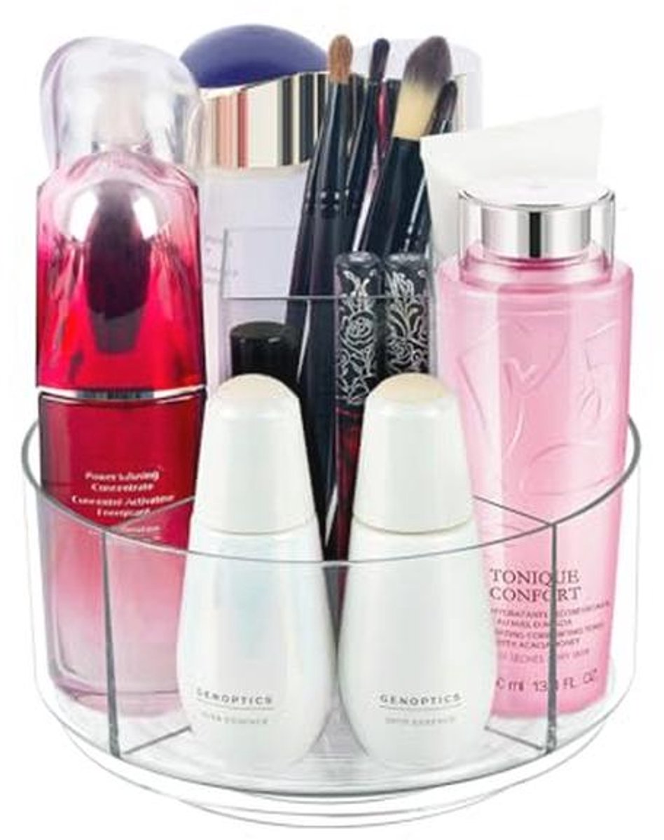 360° Roterende Make-up Organizer voor Cosmetica - Efficiënte Opslag en Weergave