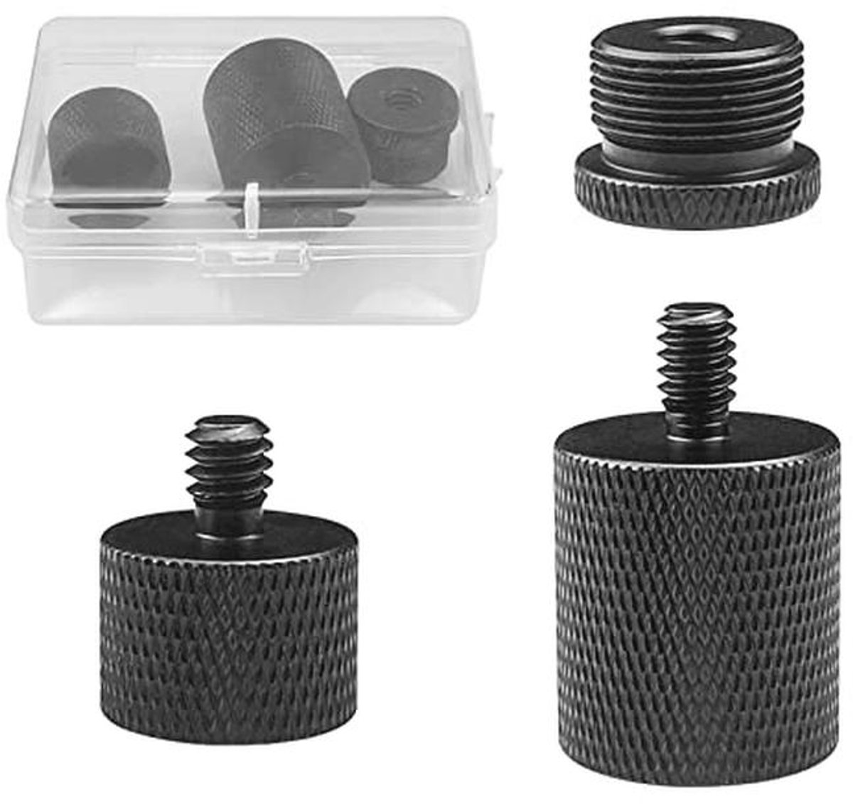 Microfoonstandaard Adapter Set - 3 Stuks 1/4 naar 5/8 Adapter