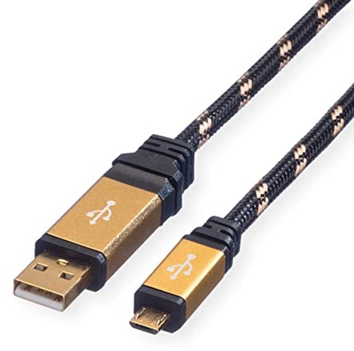 USB 2.0 Kabel Type A naar Micro B - 0,8 m Hoogwaardige Verbinding