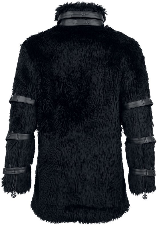 Gothicana veste de demi-saison noire avec boucles - Dames - L
