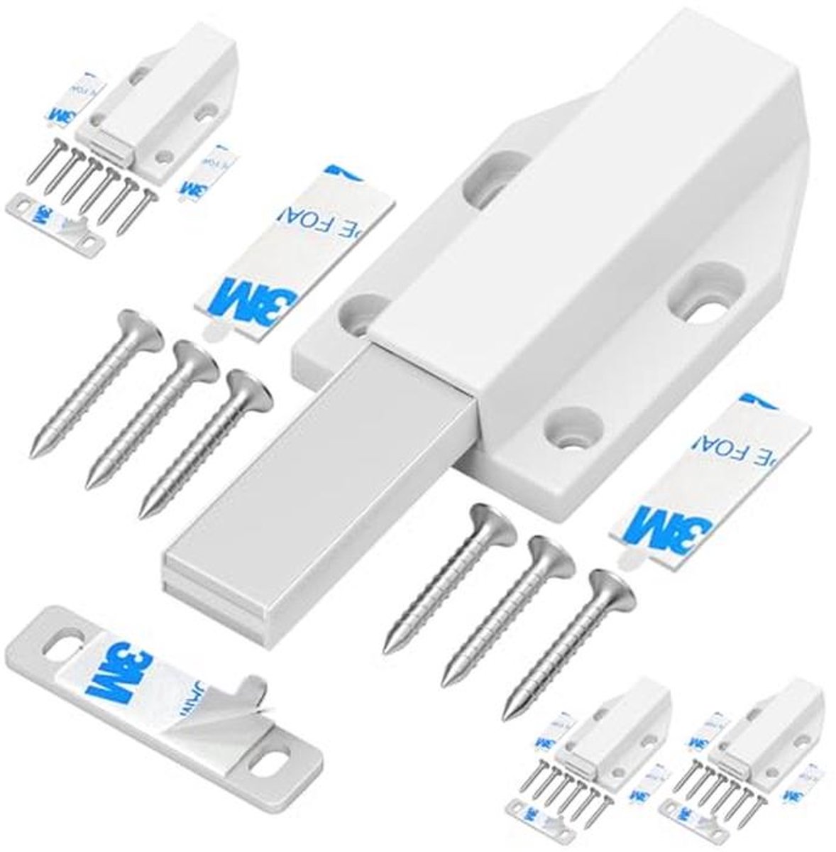 Magnetisch Drukslot zonder Nagels - Kast Magneet Sluiting voor Lades en Deuren