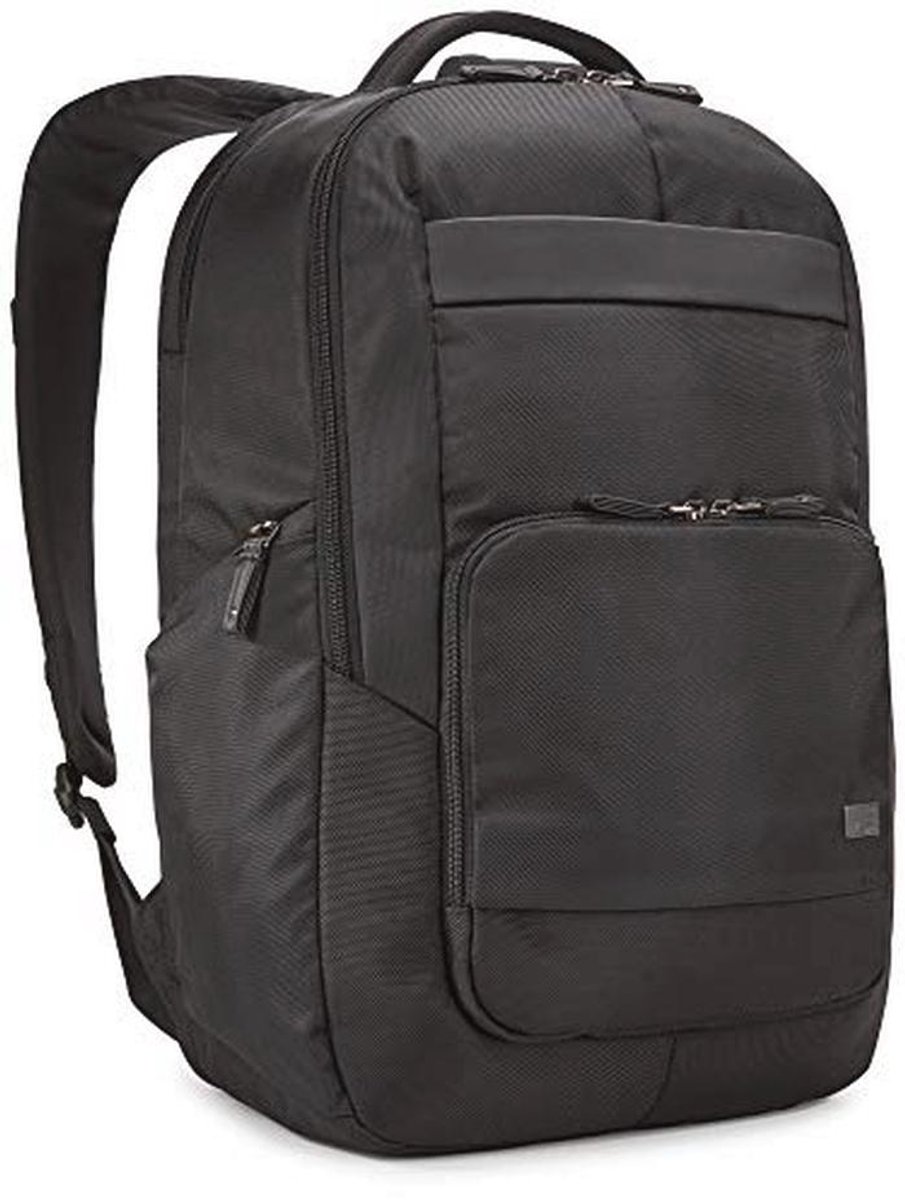 25 Liter Laptop Rugzak voor 15,6 Inch Notebooks - Hoofdvak met Steekzak voor Tablet en Accessoires - Hoog Draagcomfort - Zwart