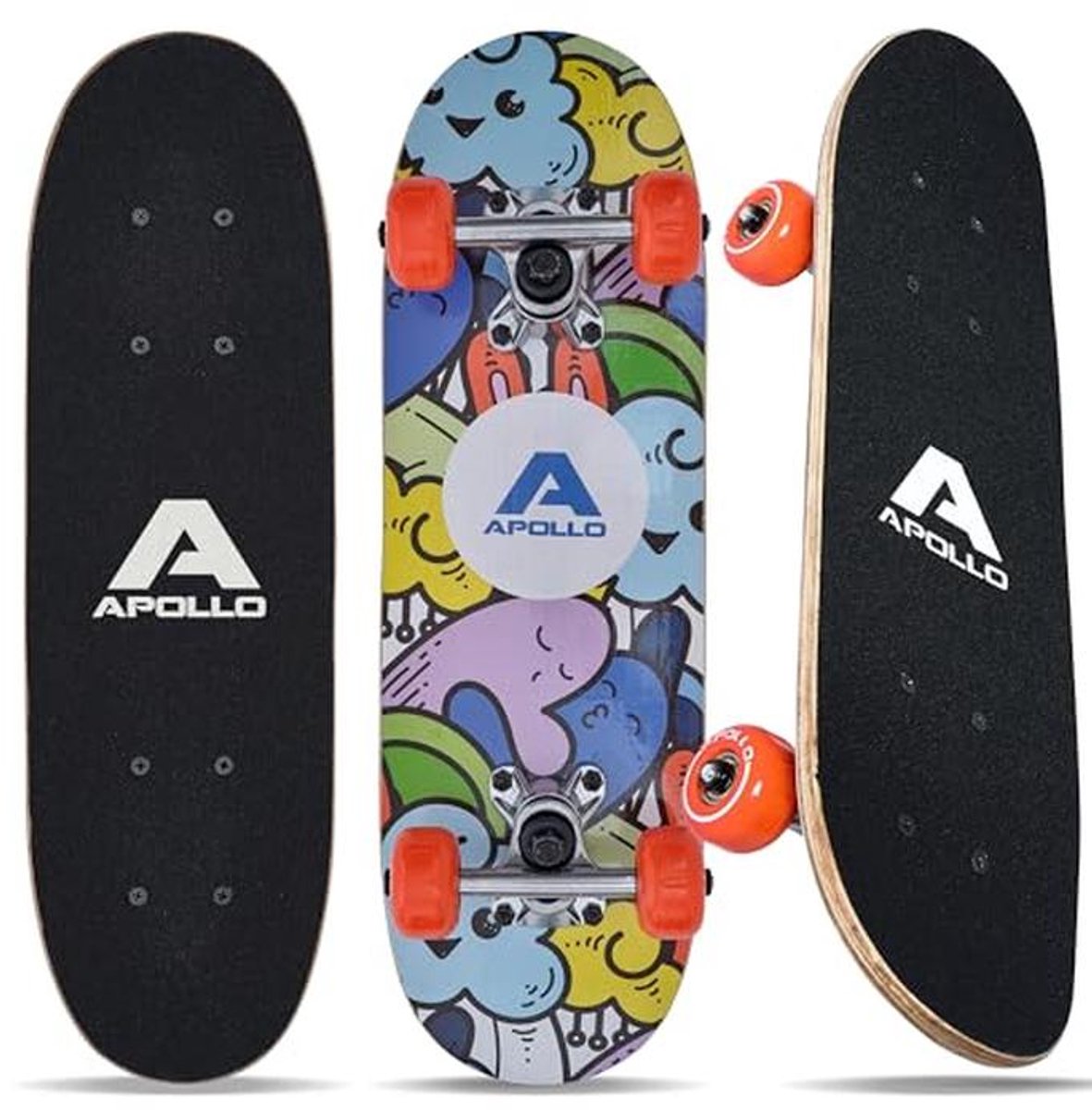 Kinderskateboard met ABEC 3 lagers en aluminium assen Compleet en gebruiksklaar