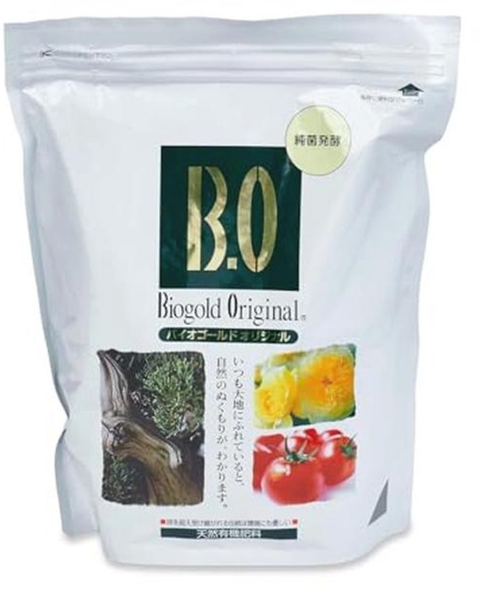 Japanse biogold-origineel, NPK 4-5-4 (900 g), korrelige zomermeststof voor bonsai
