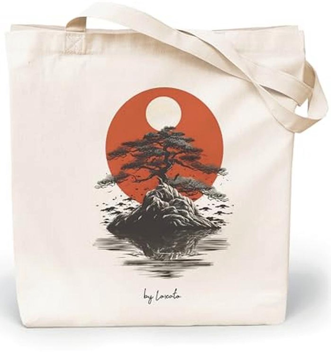 Dames Shopper - Tote Bag Canvas 35 x 42 cm, Extra Breed 8 cm