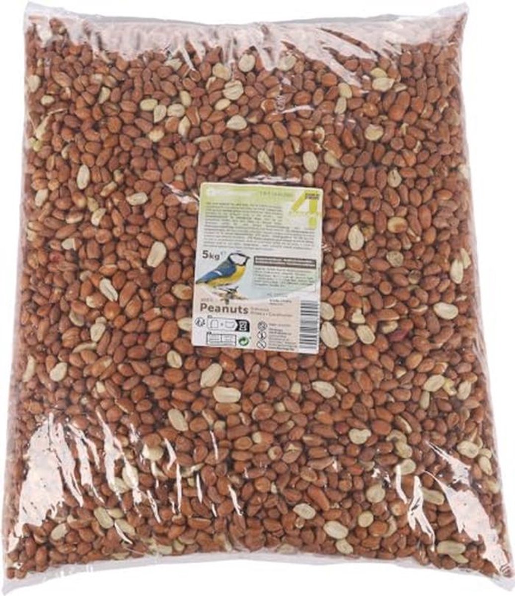 Gepeelde Pinda's 5KG voor Wintervogels