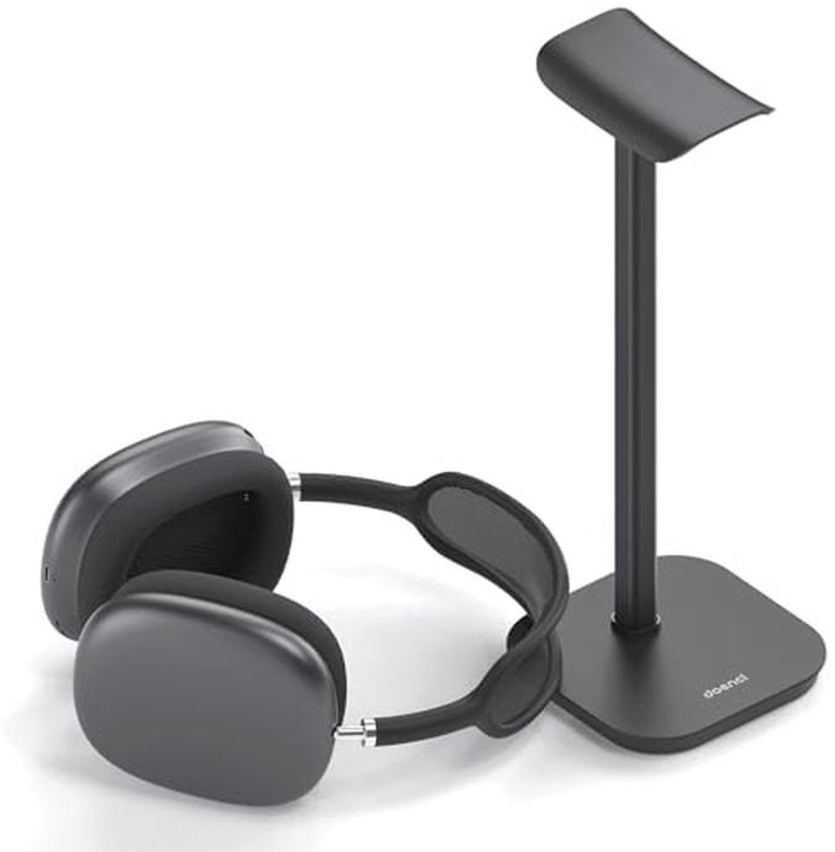 Hoofdtelefoonhouder met Verzwaarde Basis en Aluminium Buisklem - Geschikt voor Over-Ear Koptelefoons en Gaming Headsets