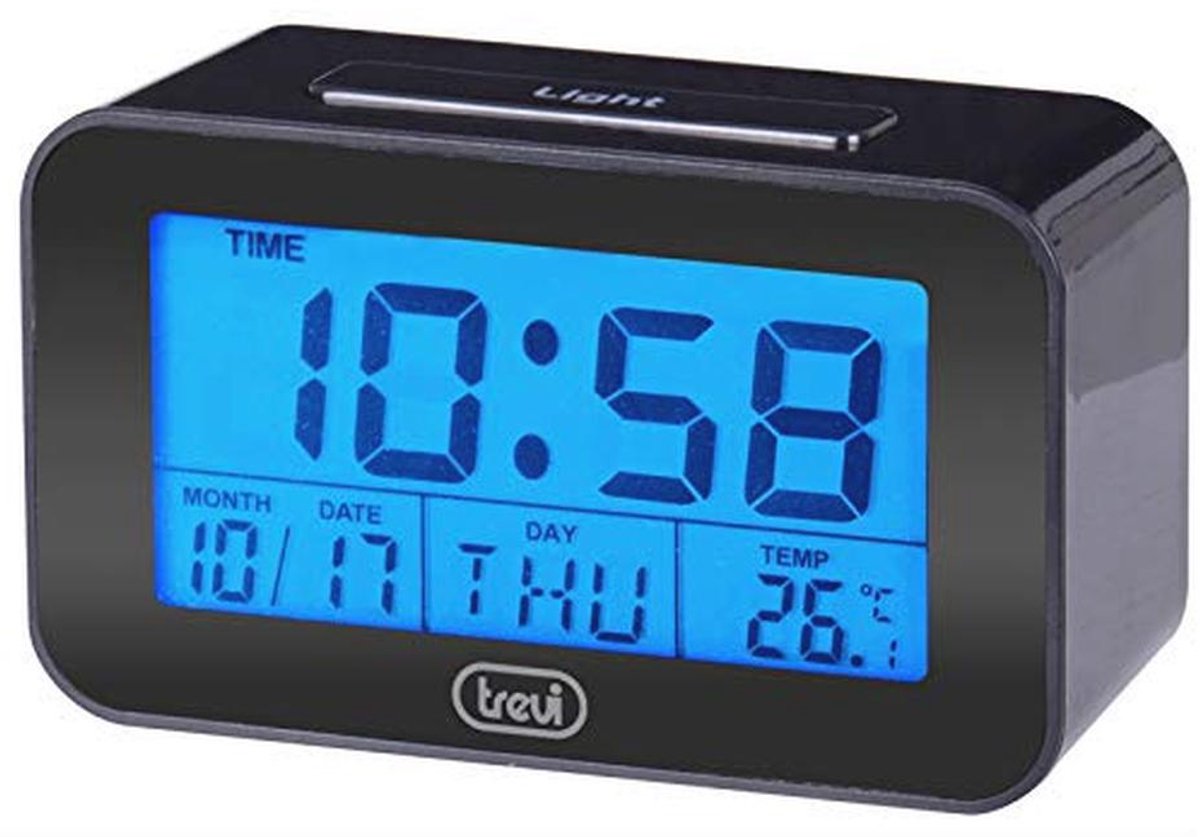 Digitale Klok Thermometer met Groot LCD-Display en Programmeerbare Wekker