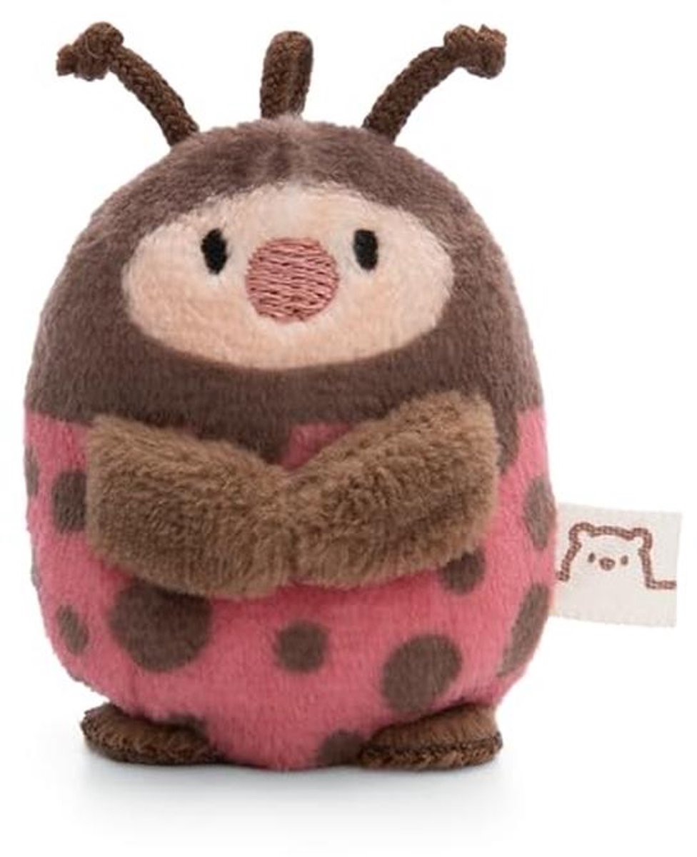 Stuffed Animal Ladybug Dozz 5cm Red - Plush Soft Toy, Cute Plush Toy for Cuddling and Playing, for Kids and Adults