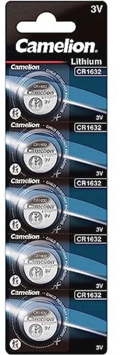 CR1632 Lithium Knoopcelbatterij voor Camera's, Horloges en Afstandsbedieningen