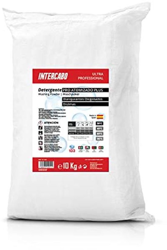 Waspoeder met Actieve Zuurstof en Enzymen voor Witte en Gekleurde Kleding | 10kg - Professionele Kwaliteit