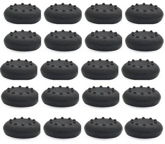 20 Pièces Capuchons De Poignée De Pouce Silicone Antidérapant Pour Contrôleurs PS Consoles