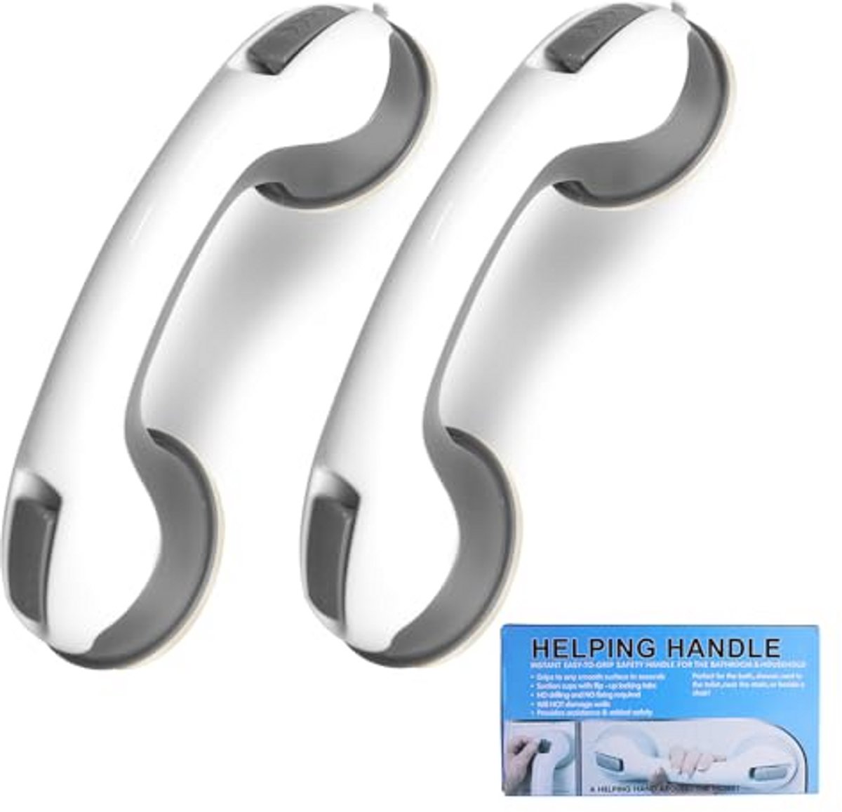Veilige Zuiggrijproutes voor Badkamer - Ondersteunende Handgreep en Douche Handrail voor Ouderen en Gehandicapten