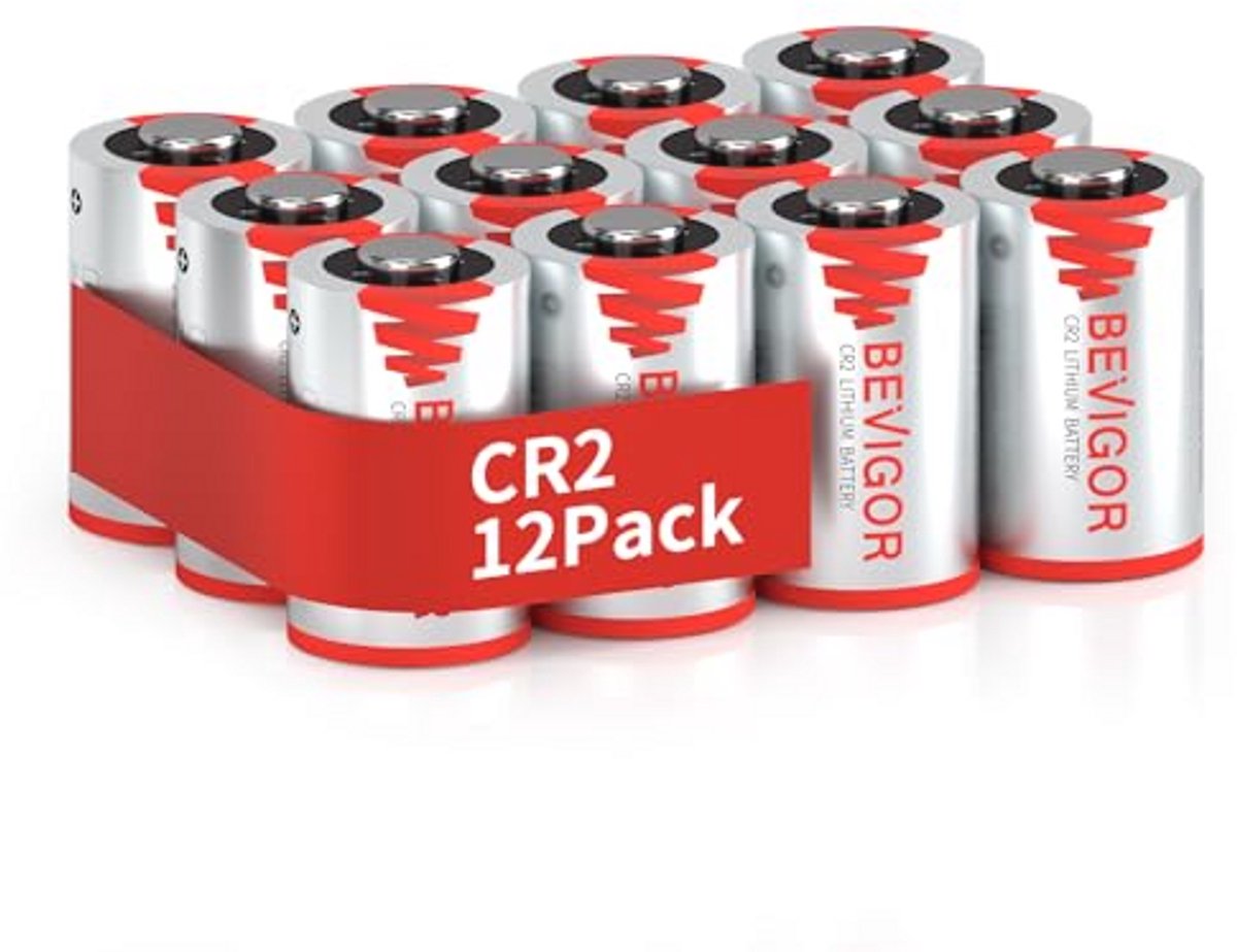 900mAh CR2 Lithiumbatterij voor Camera's en Andere Apparaten - 12 Stuks