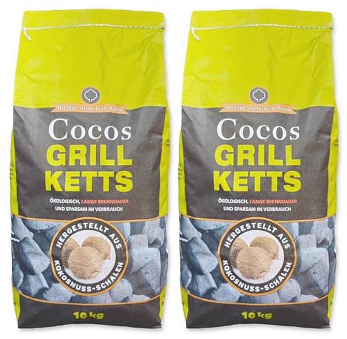 Premium Grillbriketten van Kokosschaal - Ideaal voor BBQ en Dutch Oven - 20 kg + 1 kg Gratis
