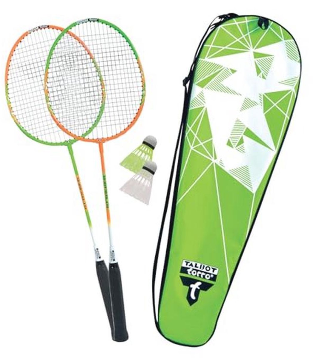Badmintonset voor 2 Spelers met Rackets en Veerballen