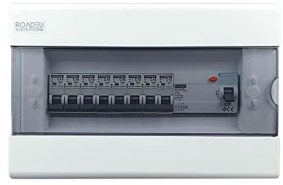 Armoire Électrique Entièrement Câblée avec Disjoncteur Différentiel et Disjoncteurs Automatiques