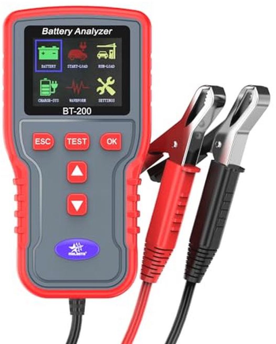 Accutester voor 12V en 24V - Digitale Batterij Tester voor Auto, Vrachtwagen en Boot