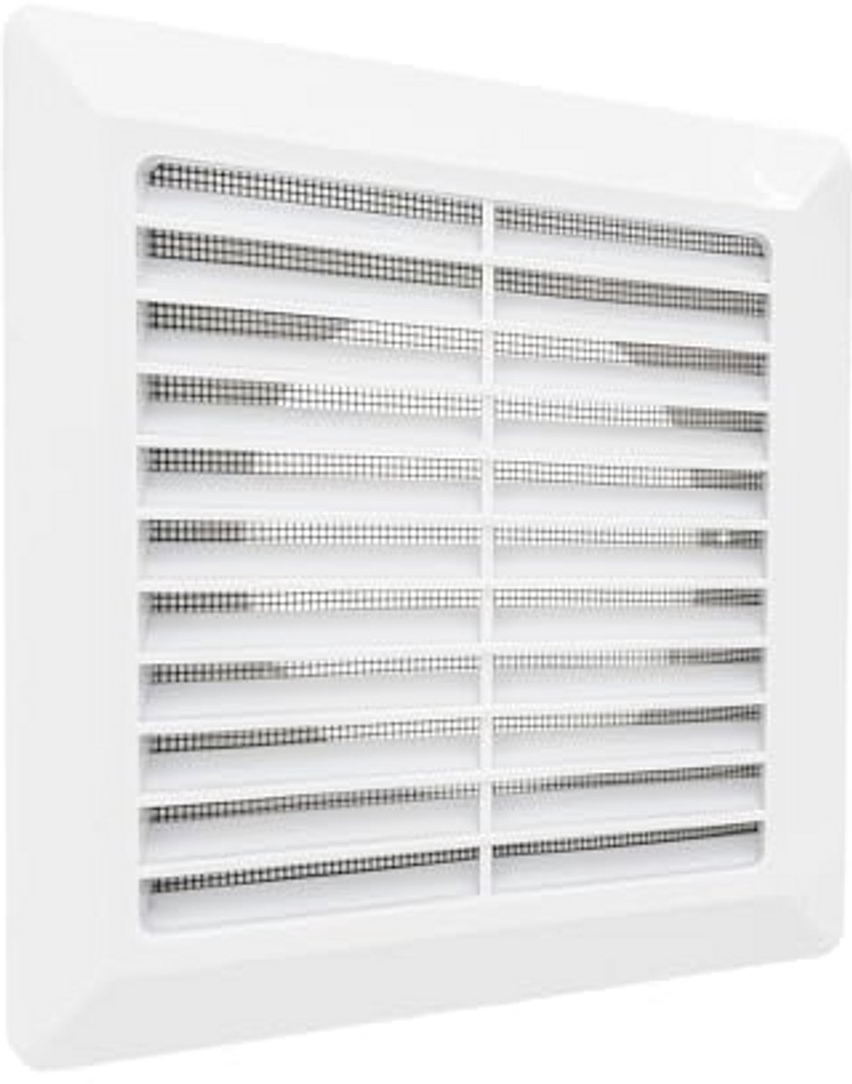 Ventilatierooster met Insectenbescherming en Ronde Aansluiting Ø100mm
