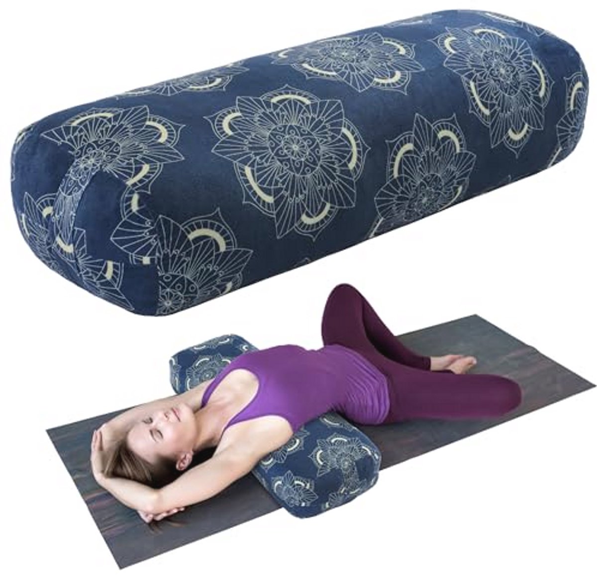Rechthoekig Yogakussen voor Meditatie en Herstel - Ideaal voor Comfortabele Houdingen
