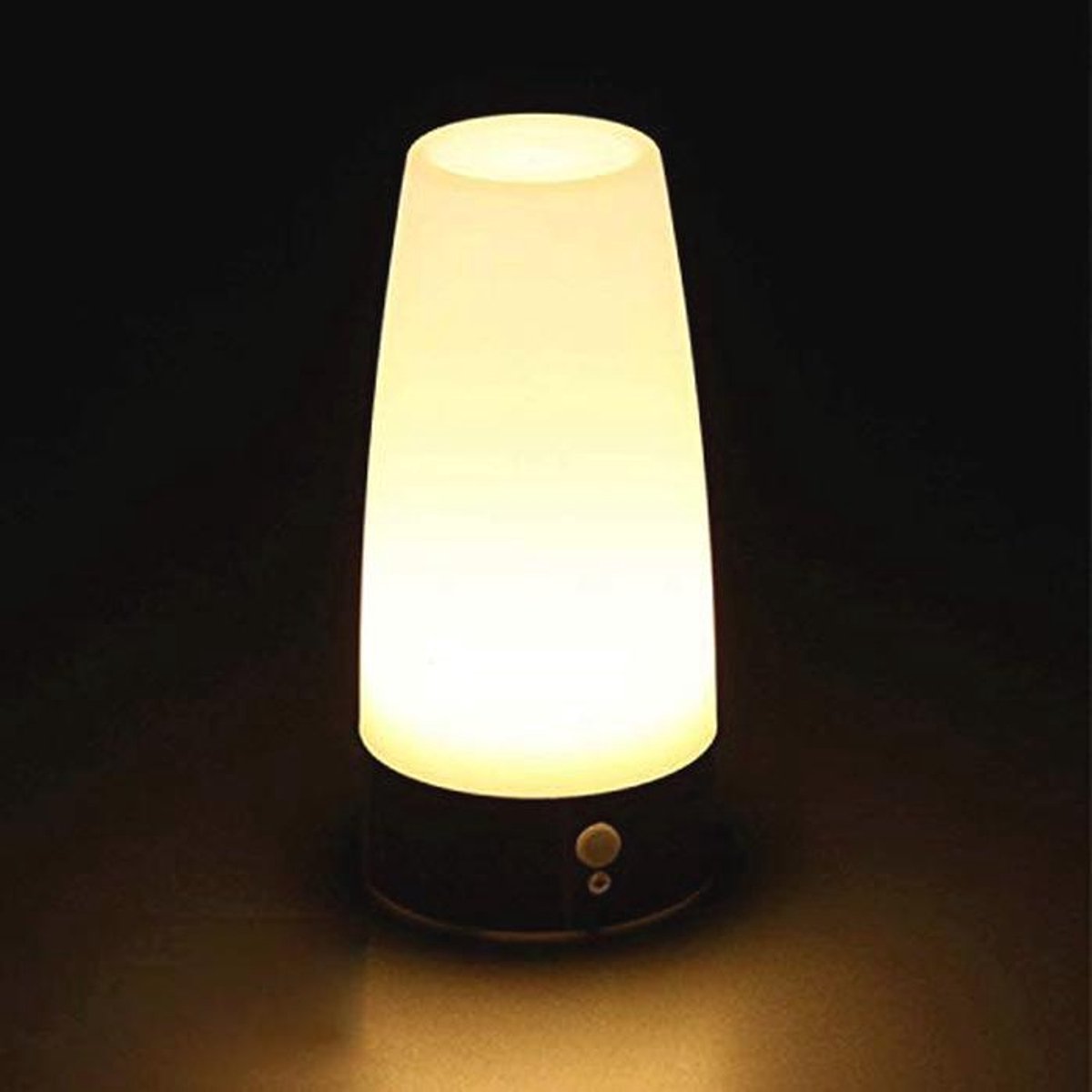 Draadloze PIR-bewegingssensor LED-nachtlamp - Batterij-aangedreven tafellamp voor huis