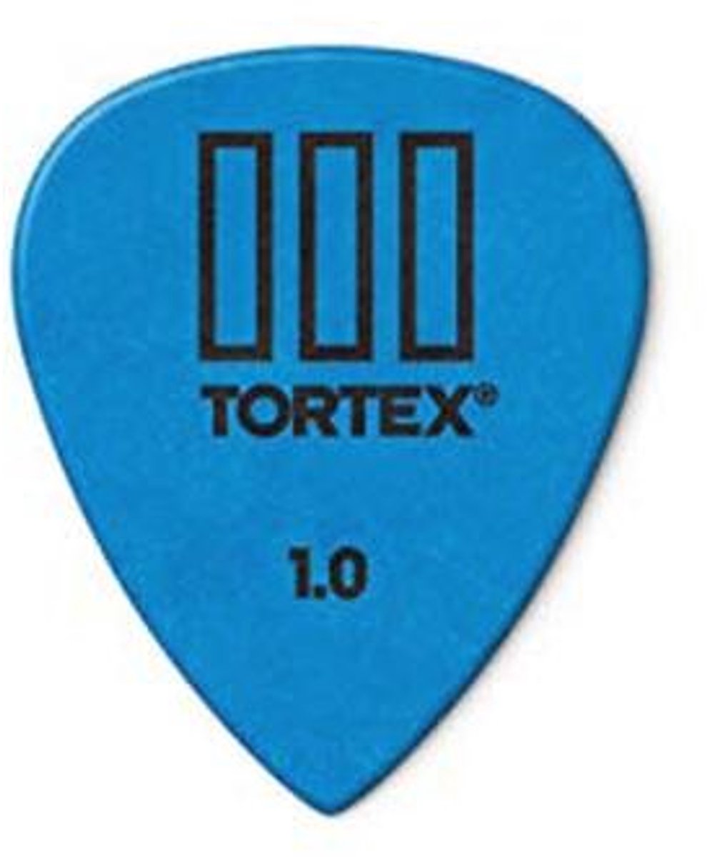Tortex III Blauw Plectrum 1,0 mm voor Muzikanten