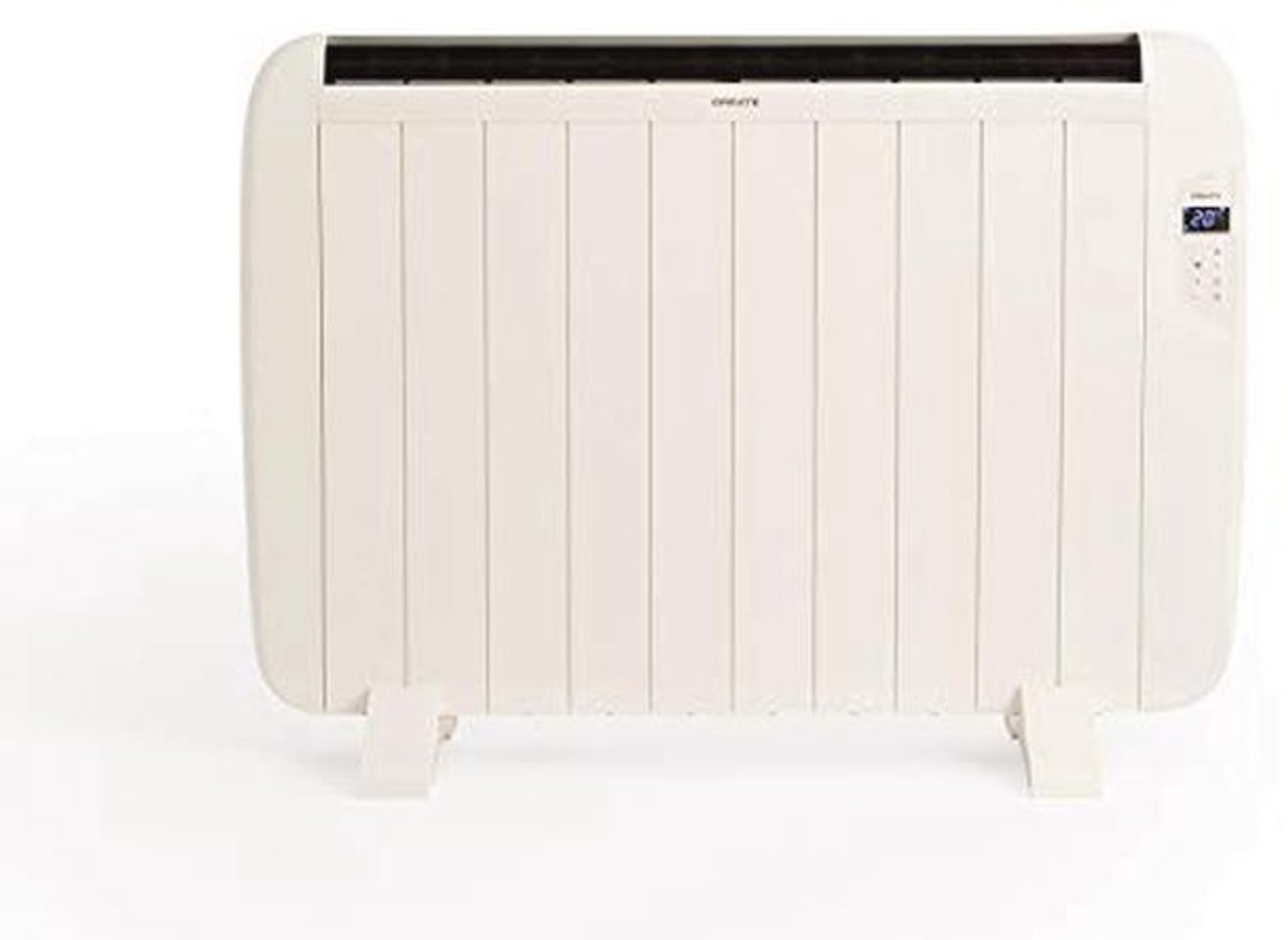 Elektrische convectorradiator met Wifi en 24-uurs-timer - 1500W, Wit