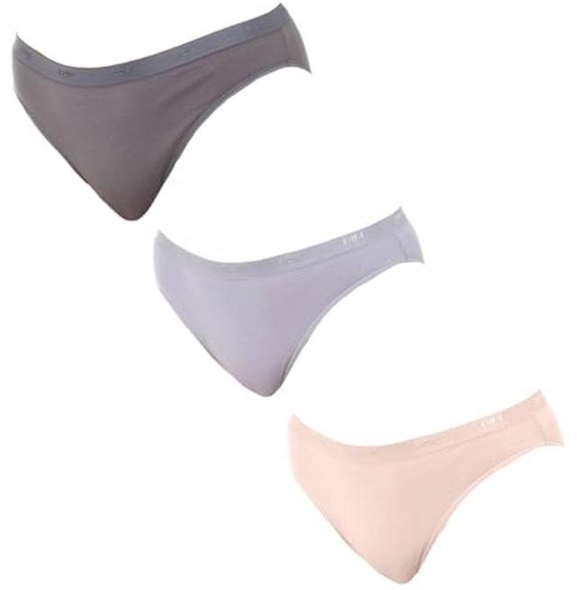 Dames Katoenen Slips - Comfortabele Tailleband en Meervoudige Verpakking (3-Pack)