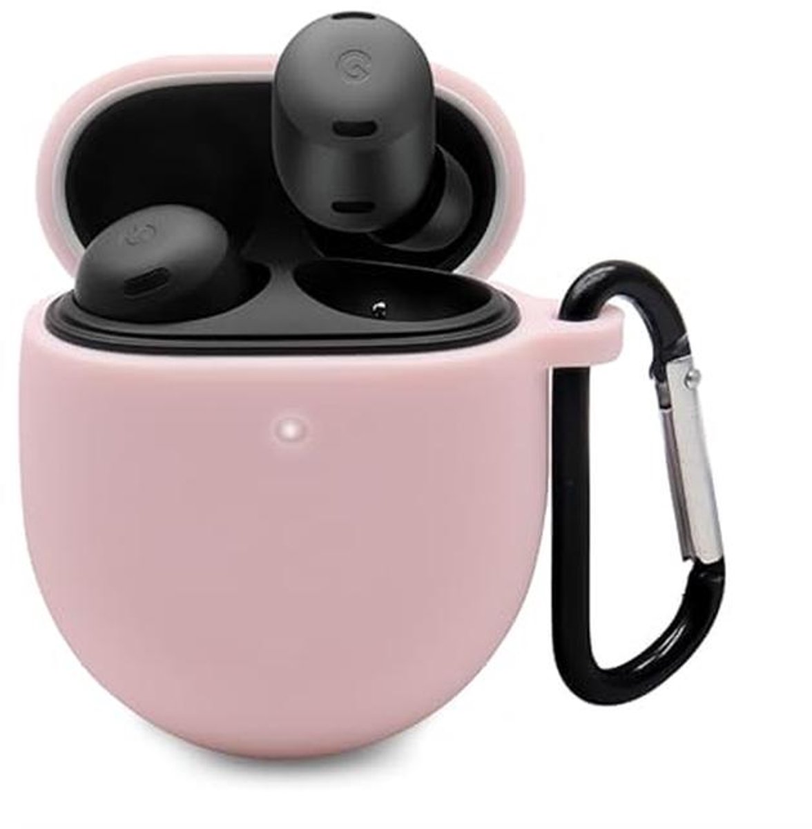 Cilicone Hoesje voor Google Pixel Buds Pro 2 - Ultradun, Zacht en Slim Fit - Roze