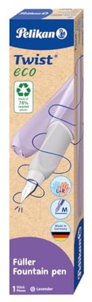 Pelikan 822237 vulpen Twist Eco P457 lavendel, vouwdoosje
