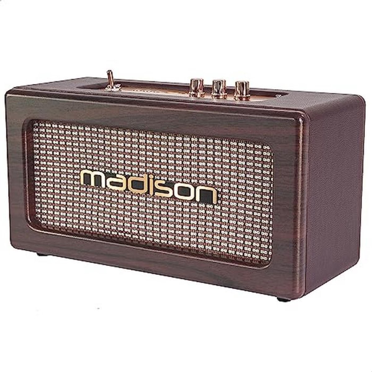 Draadloze Vintage Luidspreker met USB en Bluetooth - 2 x 10W